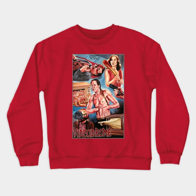 Videodrome Crewneck Sweatshirt by Eye Conz